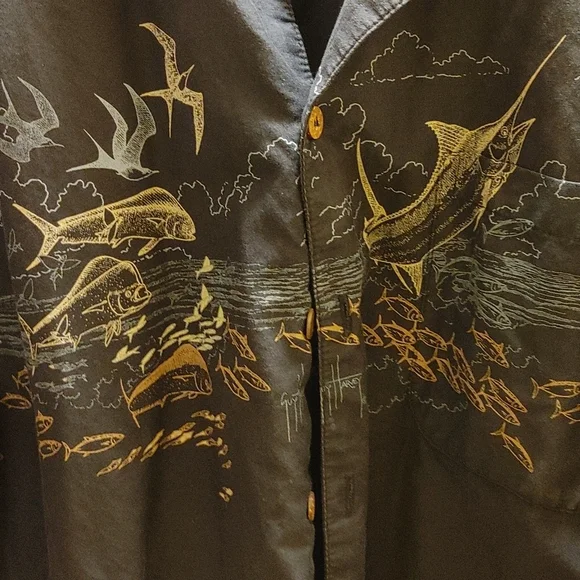 Guy Harvey button up shirt - Picture 2 of 5